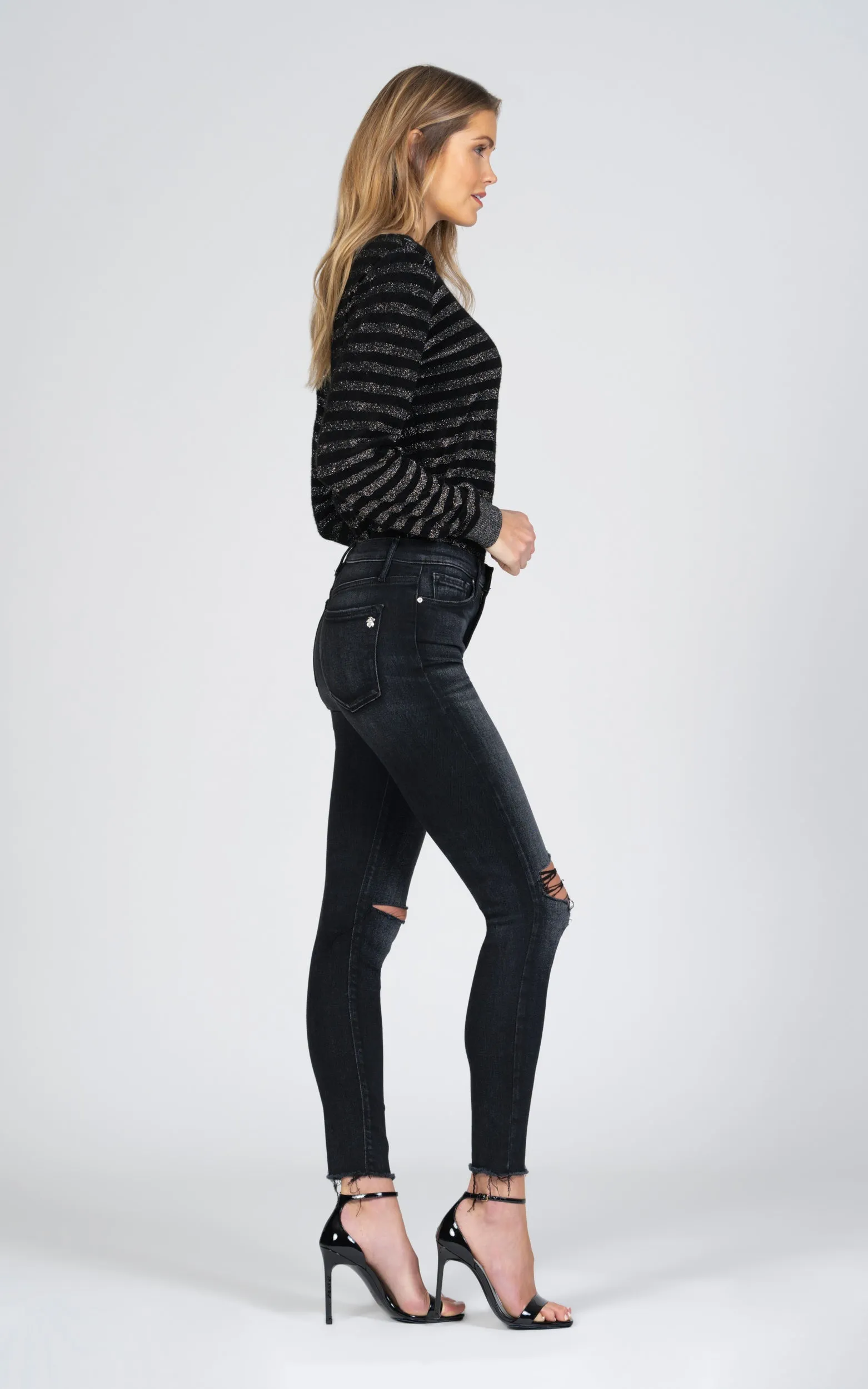 Carmen High Rise Ankle Fray - Wait A Minute sold by Black Orchid product image thumbnail 4
