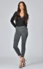 Carmen High Rise Ankle Fray - Grey Cheetah sold by Black Orchid