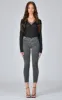 Carmen High Rise Ankle Fray - Grey Cheetah sold by Black Orchid