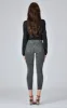 Carmen High Rise Ankle Fray - Grey Cheetah sold by Black Orchid