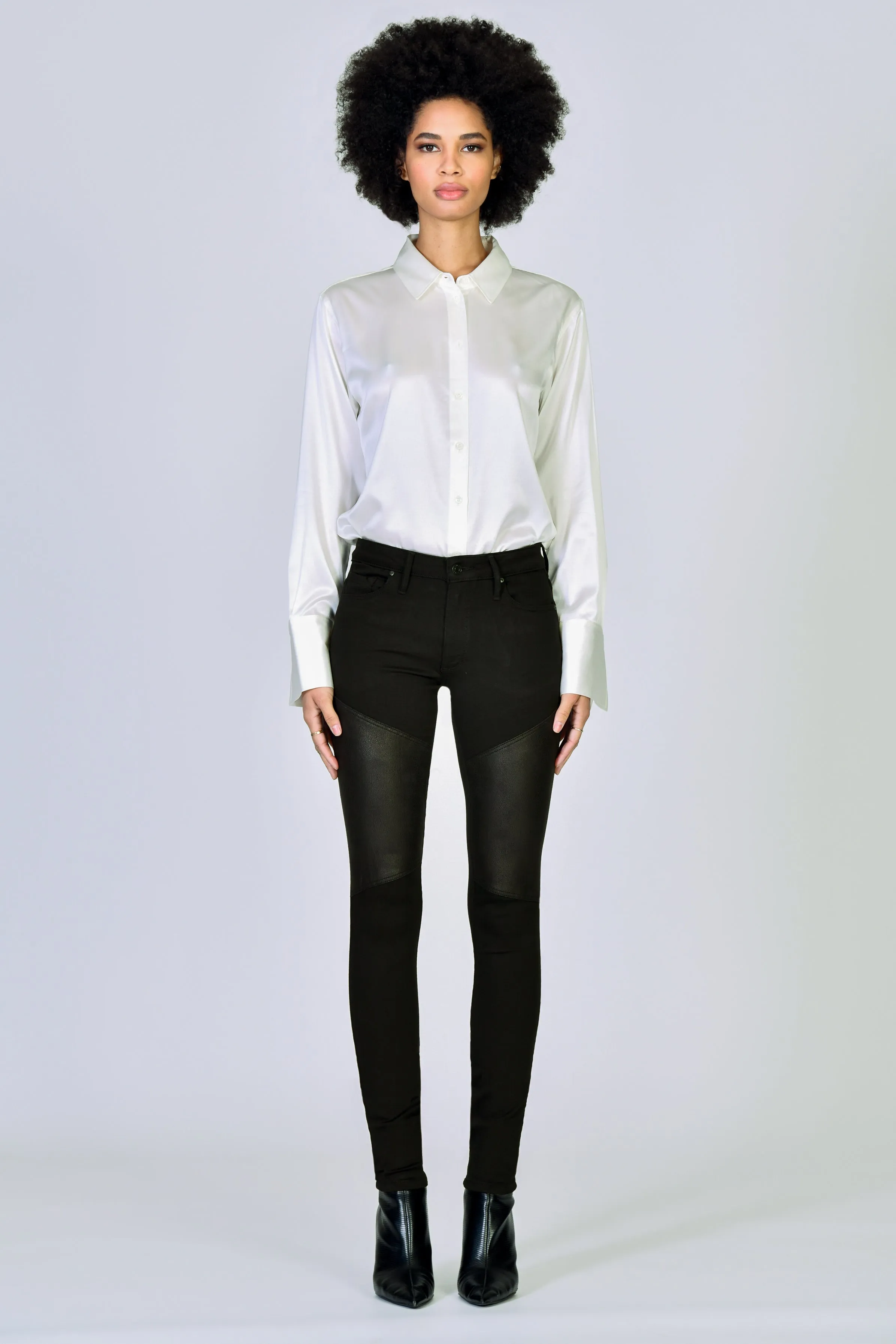 Jude Mid Rise Skinny - Black Moon sold by Black Orchid product image thumbnail 2