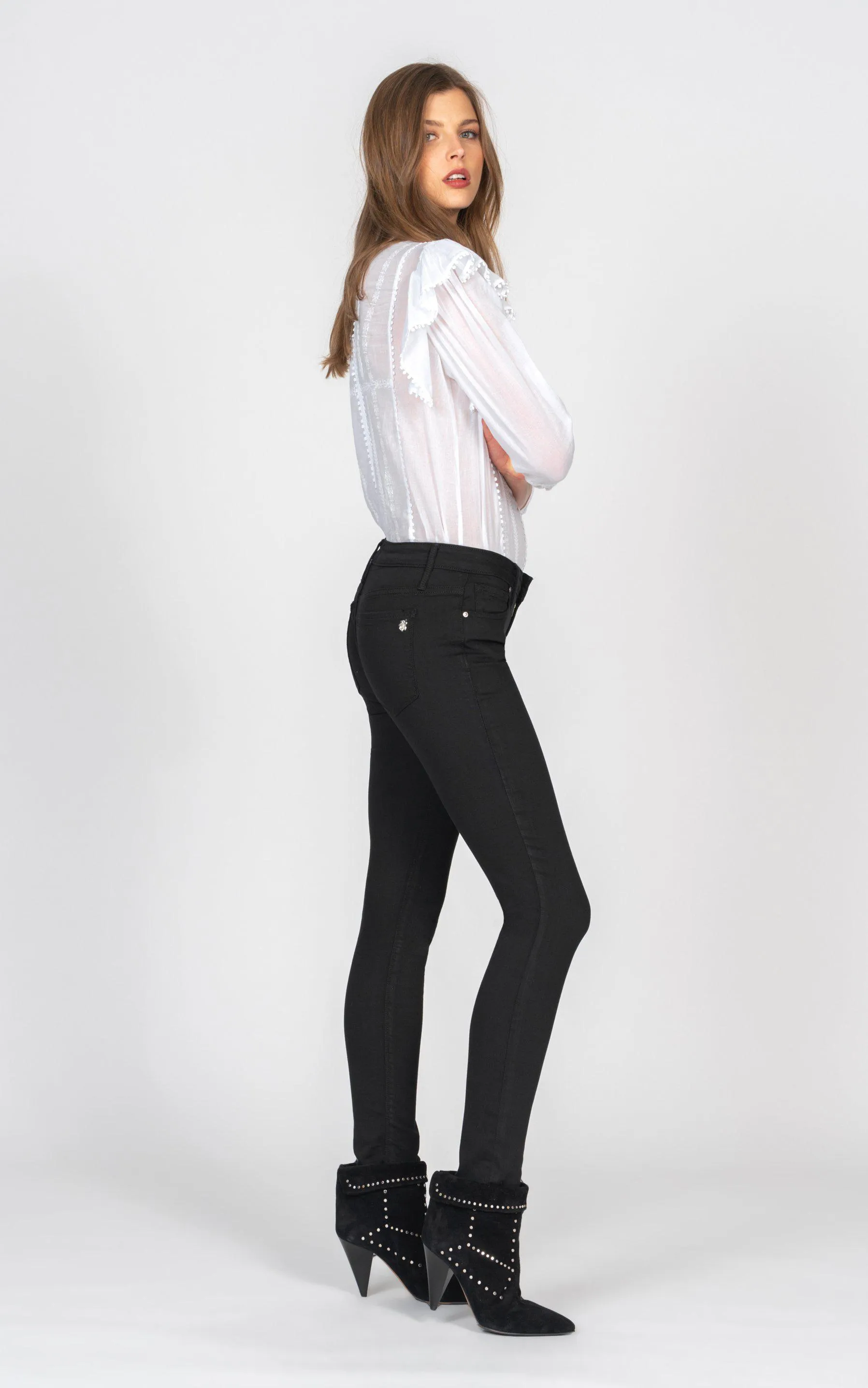 Jude Mid Rise Skinny - So Black sold by Black Orchid product image thumbnail 2