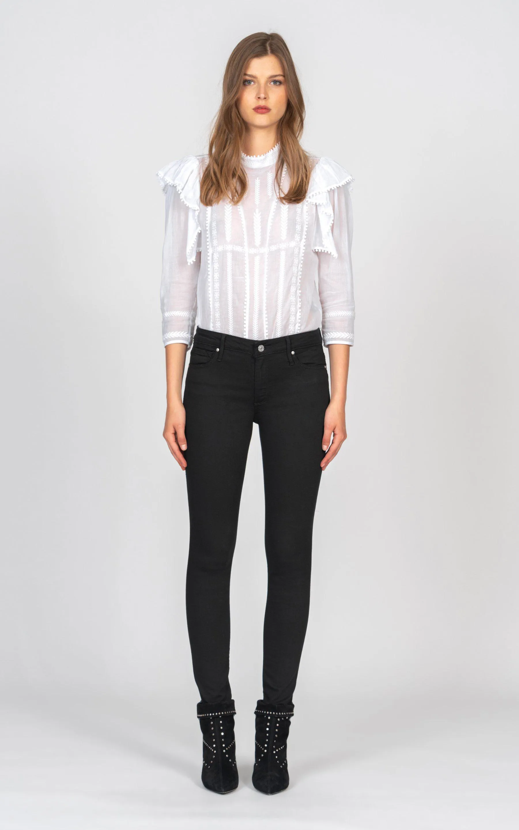 Jude Mid Rise Skinny - So Black sold by Black Orchid product image thumbnail 3