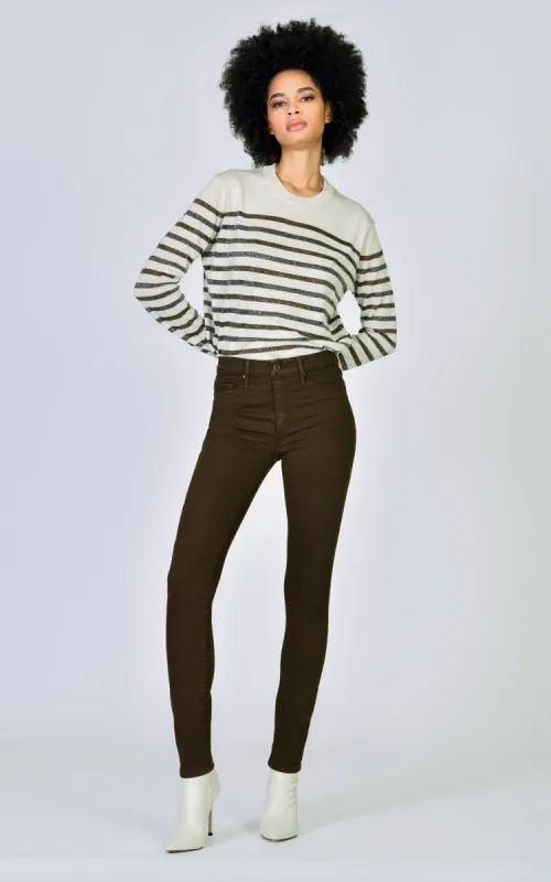 Gigi High Rise Straight Leg - Wacky Tobaccy sold by Black Orchid