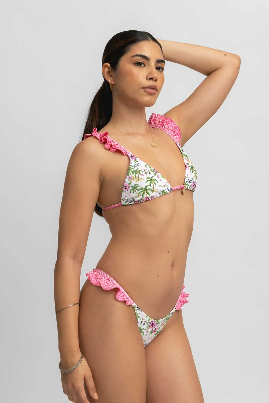 Tessa Ruffled Triangle Top / Coco Frio sold by Blackbough product image thumbnail 5