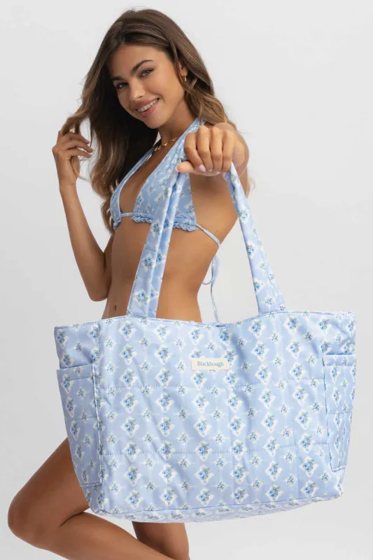 Quilted Tote Bag / Hamptons sold by Blackbough