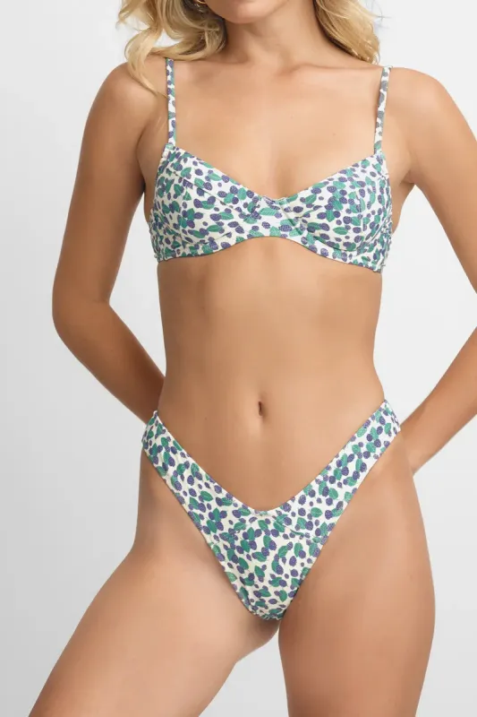 Cindy High Rise Cheeky Bottoms / Blackberry Bliss sold by Blackbough