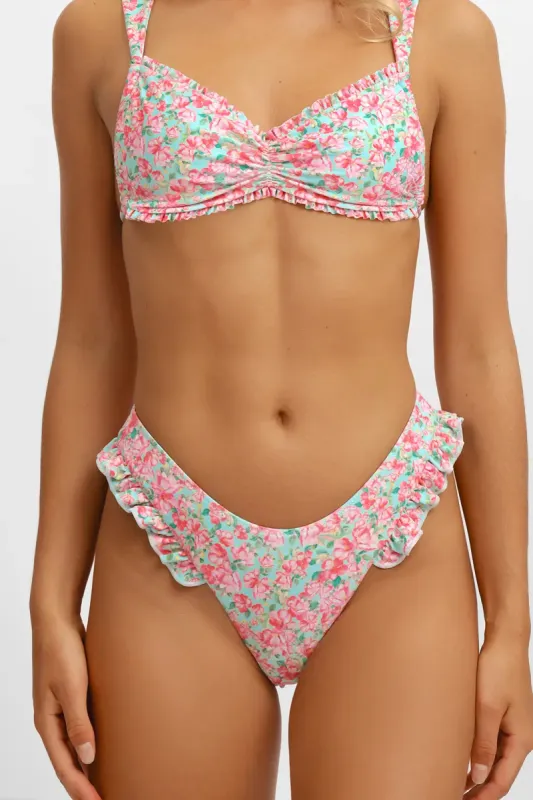 Candice Ruffled Cheeky Bottoms / Fresh Blooms sold by Blackbough