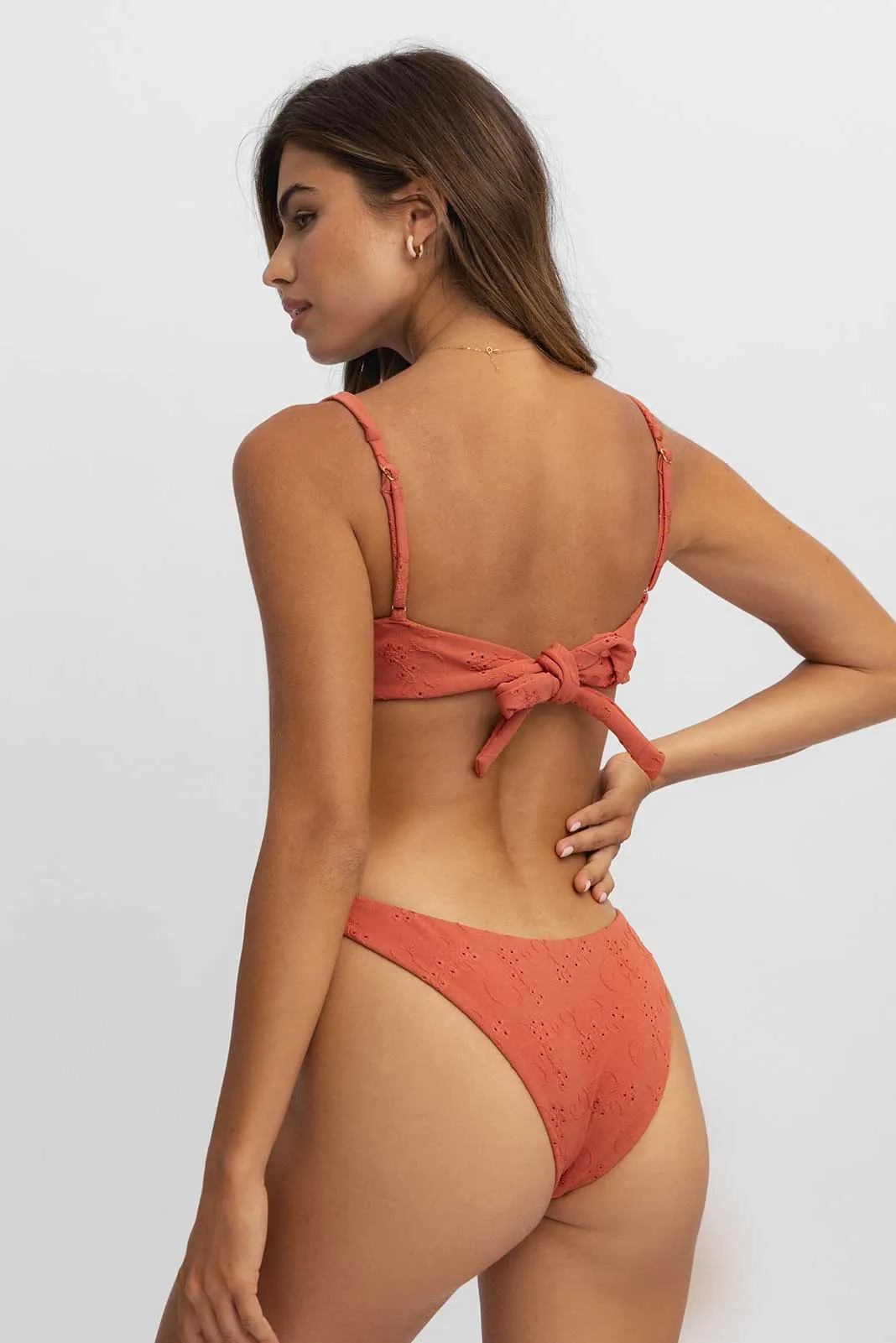 Portia Side-Ring Medium Bottoms / Spice Eyelet sold by Blackbough product image thumbnail 2