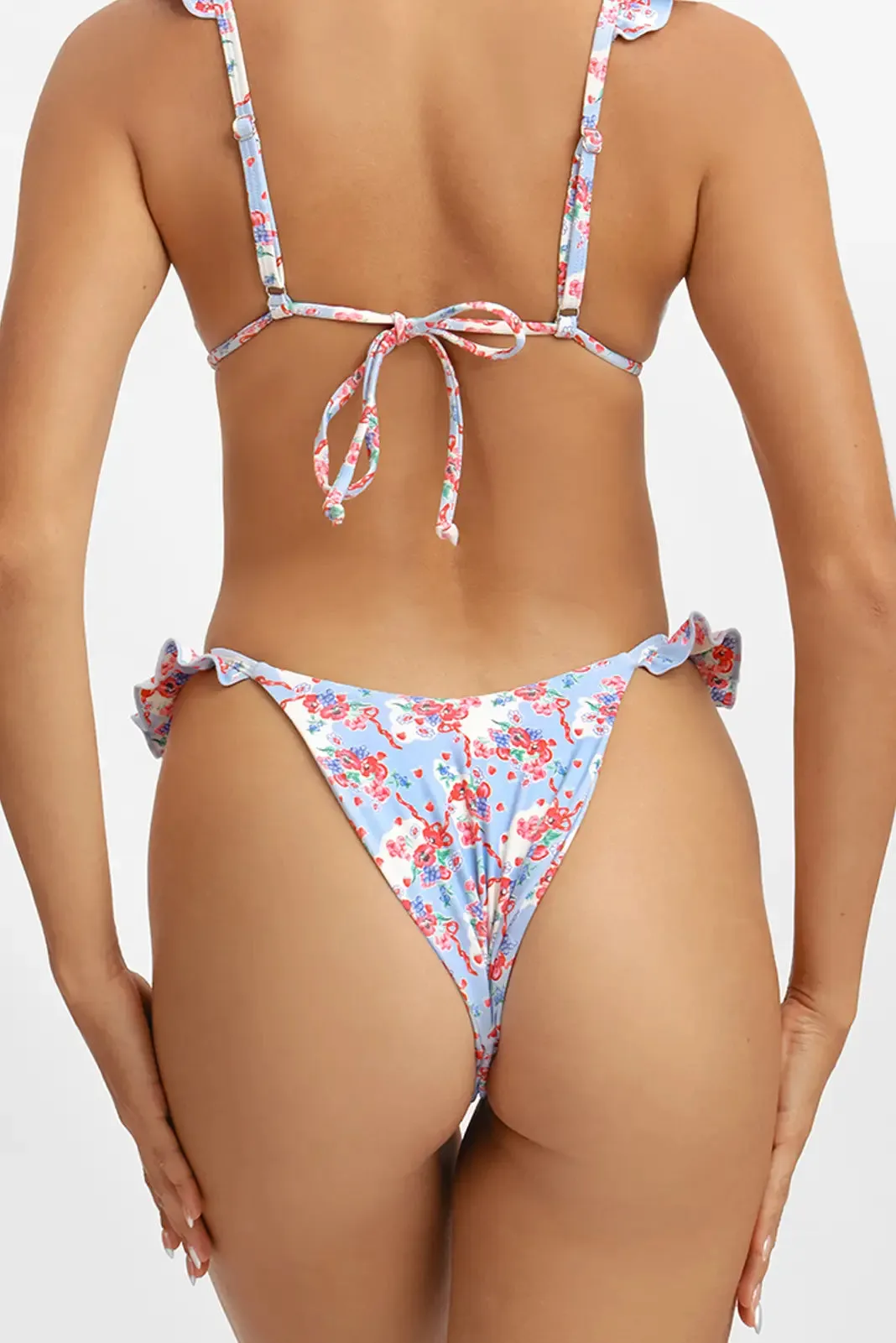Tessa Ruffled Cheeky Bottoms / Summer Berries FINAL SALE sold by Blackbough product image thumbnail 2