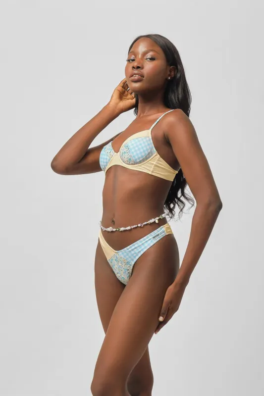 Cindy High Rise Cheeky Bottoms / Buttermilk sold by Blackbough