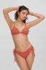 Emma Frilled Triangle Top / Spice Eyelet sold by Blackbough
