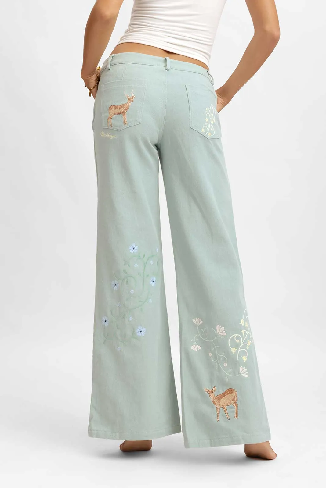 Lauren Embroidered Pants / Enchantment FINAL SALE sold by Blackbough product image thumbnail 2