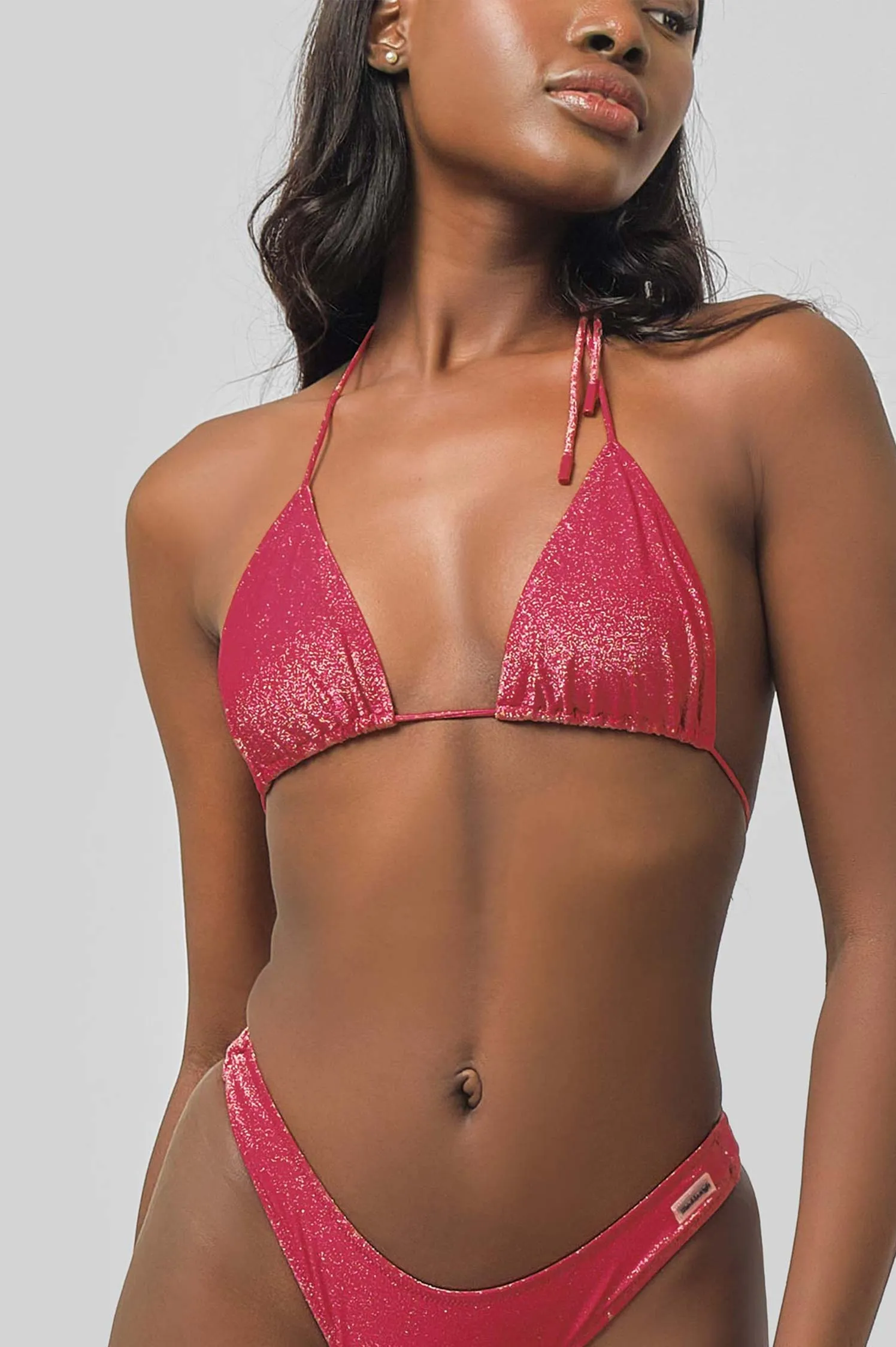 Martini Triangle Top / Ruby Shimmer FINAL SALE sold by Blackbough product image thumbnail 2