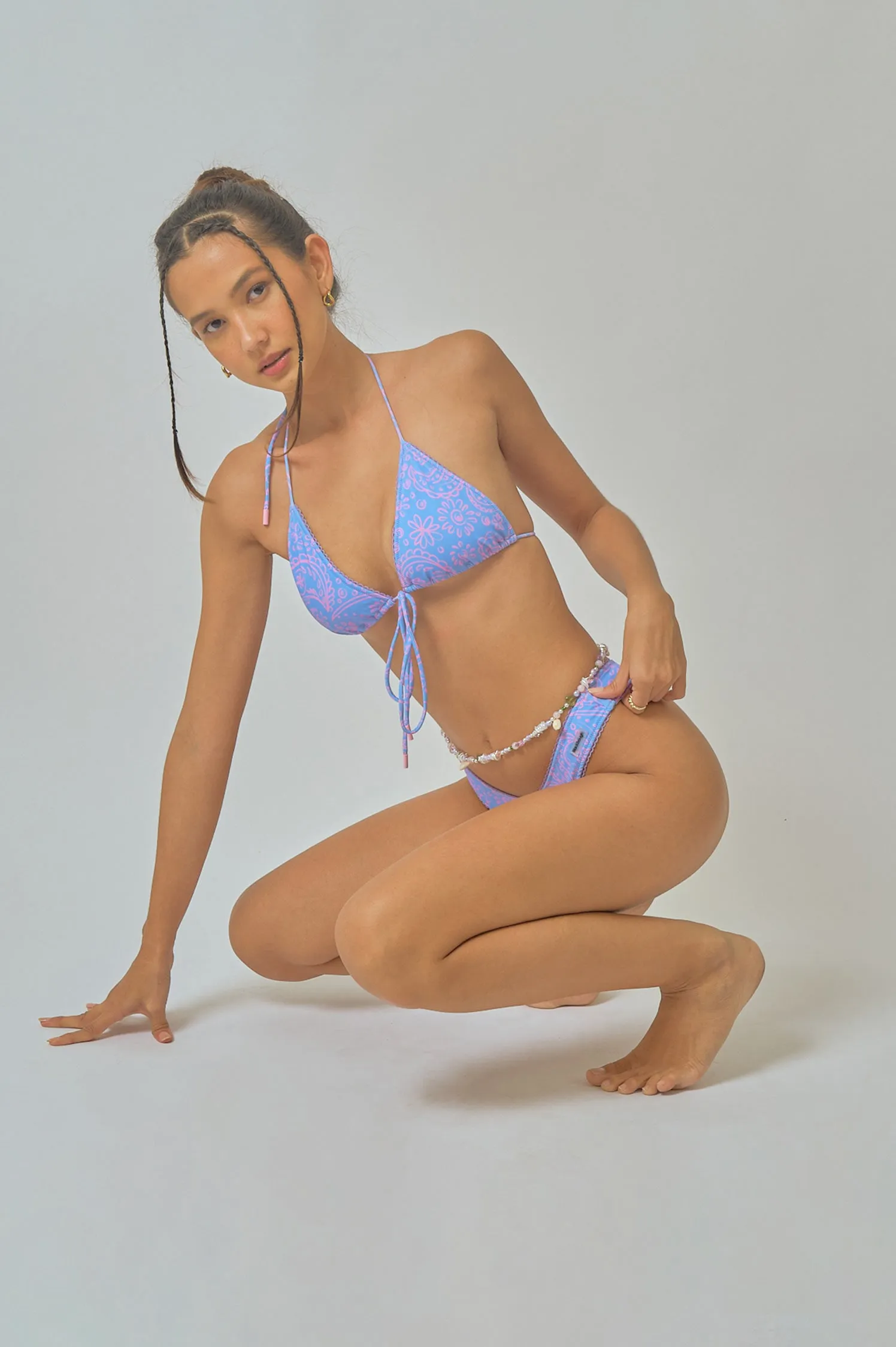 Martini Triangle Top / Lazy Paisley FINAL SALE sold by Blackbough product image thumbnail 2