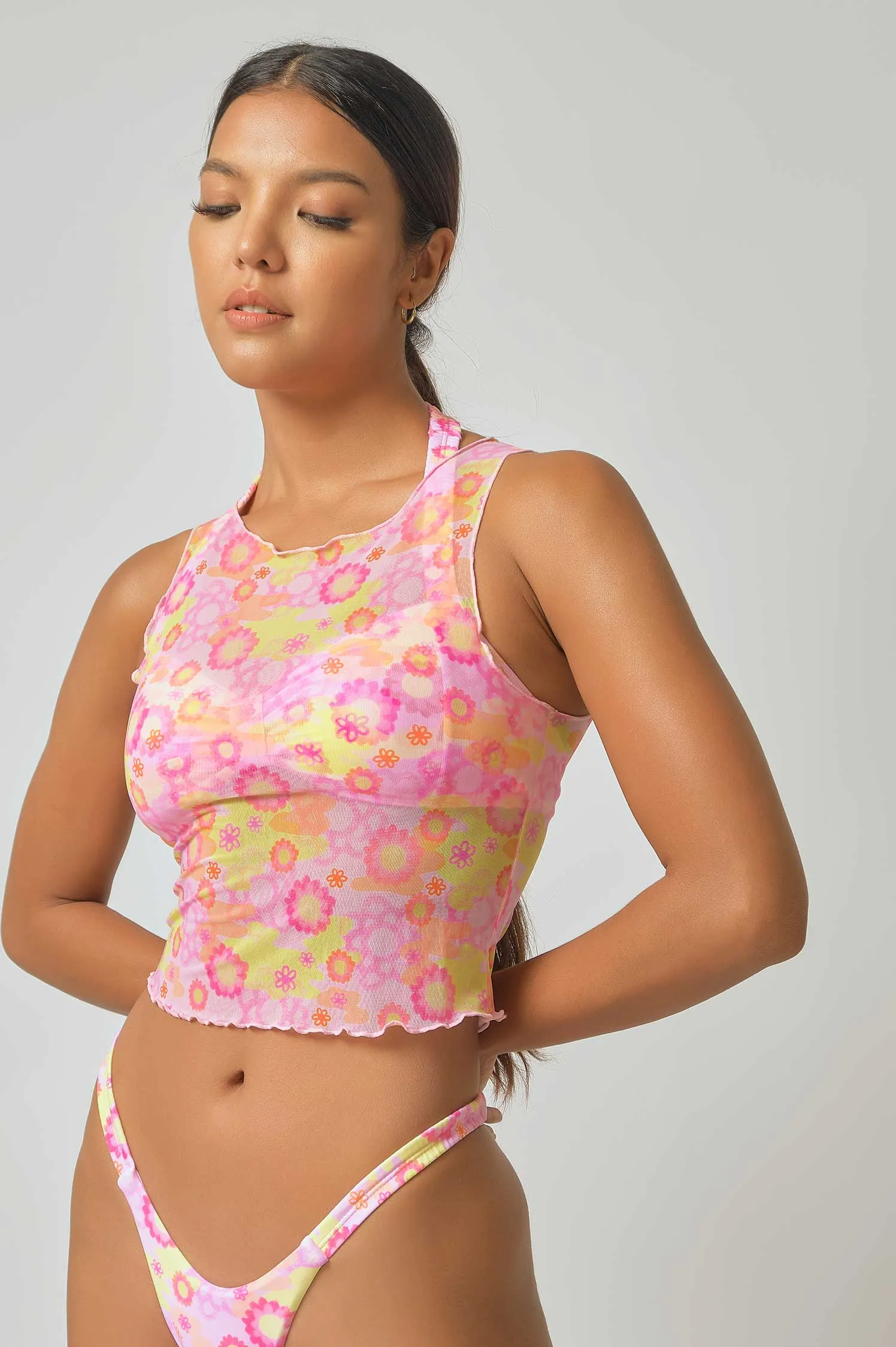 Koa Sheer Tank / Pink Fairyland FINAL SALE sold by Blackbough product image thumbnail 5