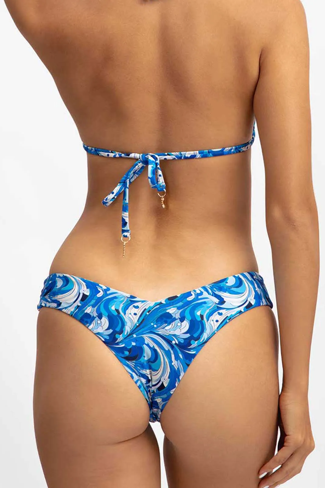 Stassy Cheeky Bottoms / Blue Crush FINAL SALE sold by Blackbough