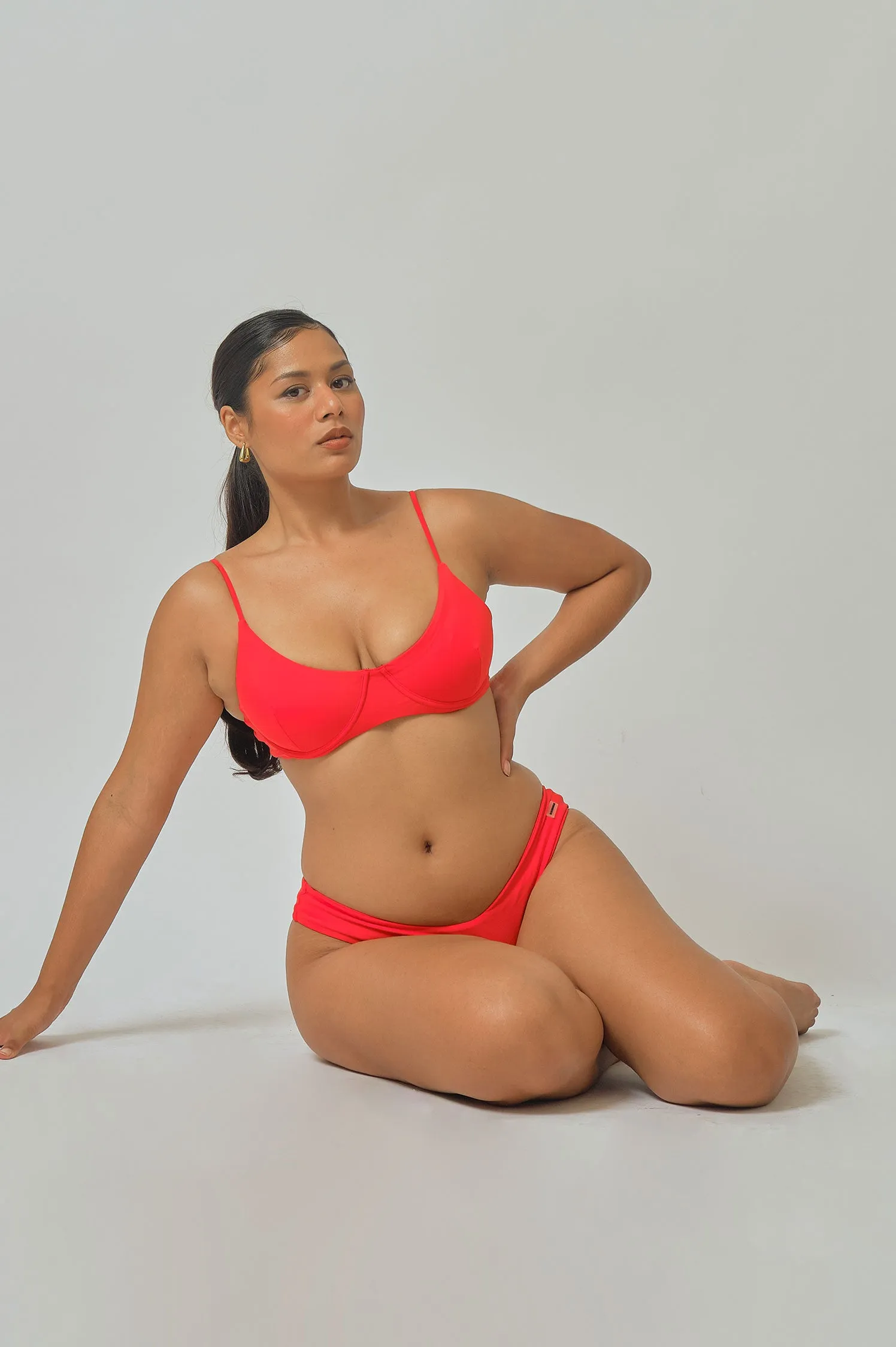 Willow Underwire Top / Red FINAL SALE sold by Blackbough
