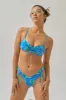 Sophia Ruched Cheeky Bottoms / Electric Beach sold by Blackbough
