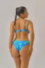 Sophia Ruched Cheeky Bottoms / Electric Beach sold by Blackbough