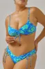 Sophia Ruched Cheeky Bottoms / Electric Beach sold by Blackbough