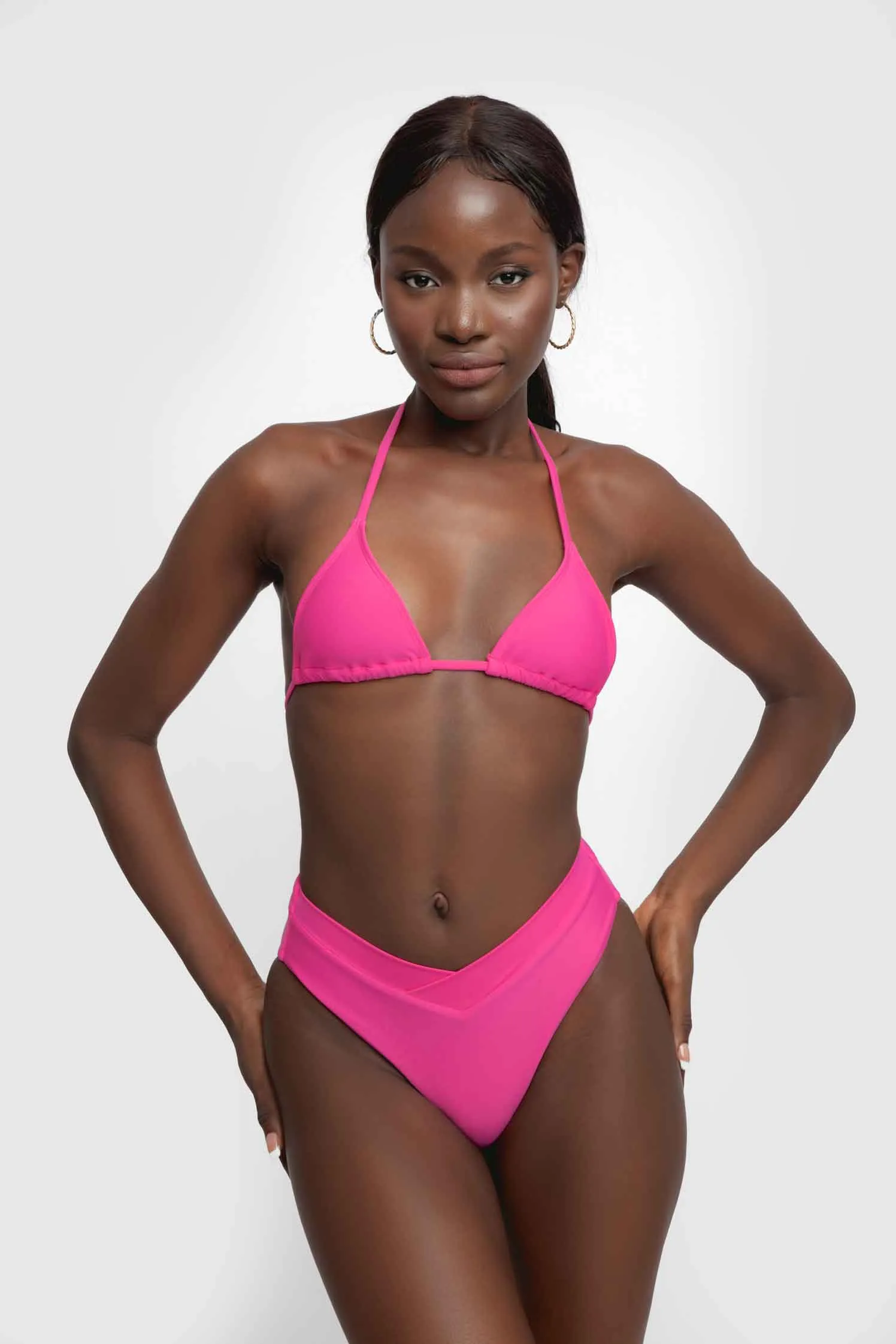 Valentina High Waist Medium Bottoms / Kyoto Pink FINAL SALE sold by Blackbough product image thumbnail 5