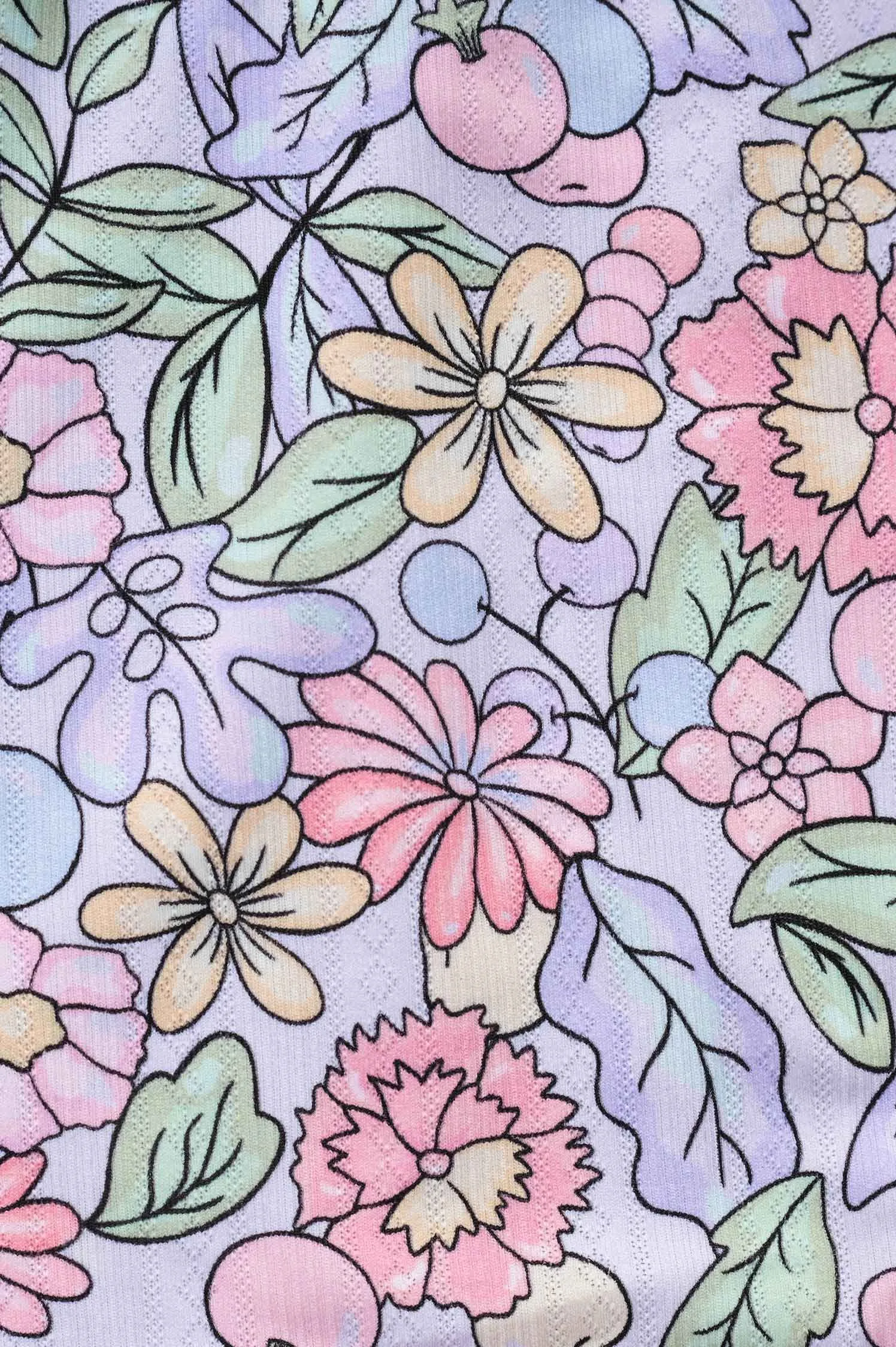 Lydia Scoop Neck Top / Gumdrop Pointelle FINAL SALE sold by Blackbough product image thumbnail 5