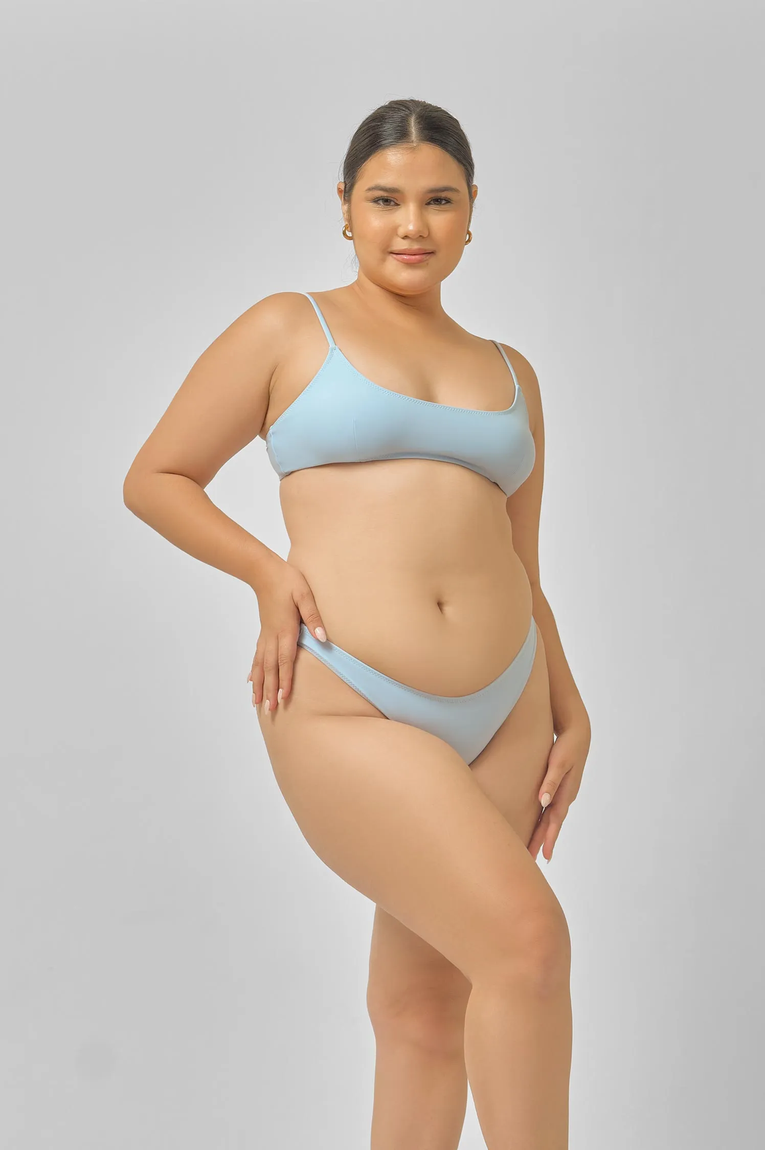 Scoop Neck Top / Arctic Blue sold by Blackbough