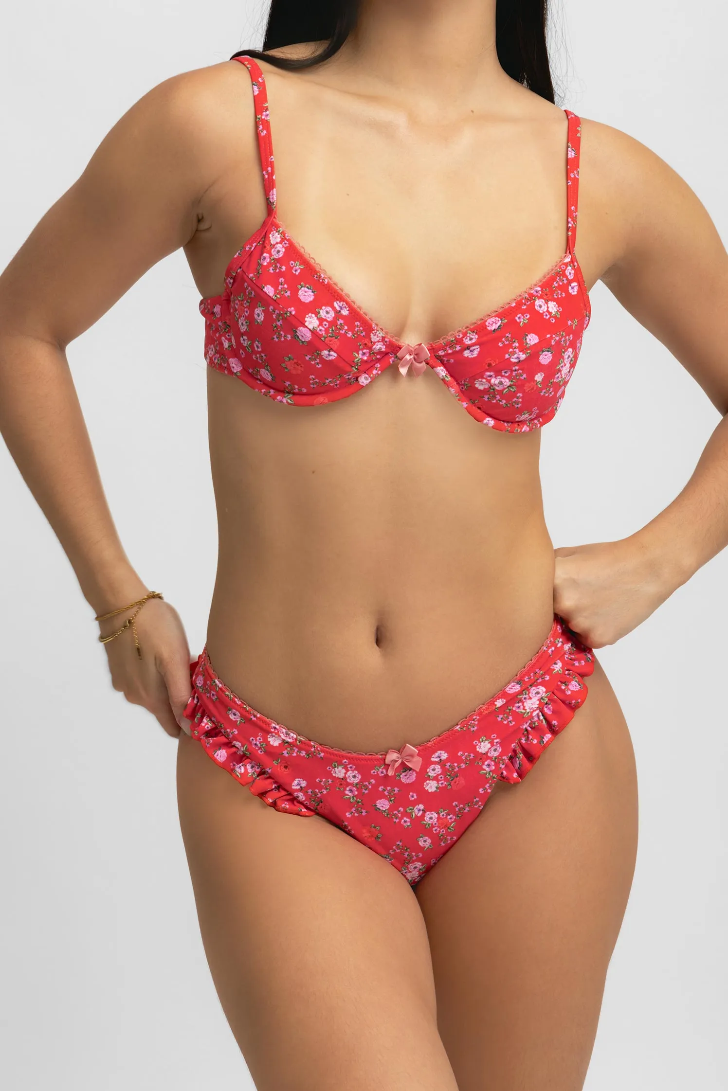 Candice Ruffled Cheeky Bottoms / Date Night sold by Blackbough product image thumbnail 2