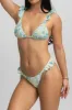 Tessa Ruffled Triangle Top / Enchante sold by Blackbough