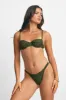 Giana Ruched Cheeky Bottoms / Basil Smash sold by Blackbough
