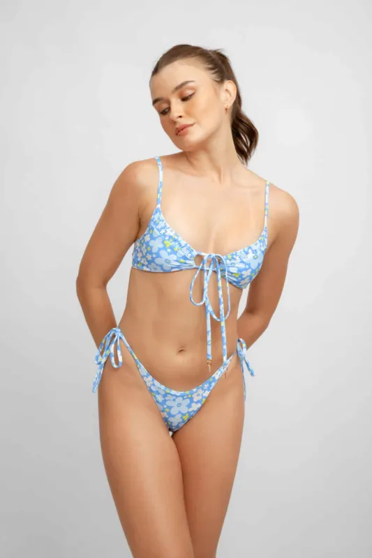 Daniella Scrunched Bralette Top / Beach House FINAL SALE sold by Blackbough