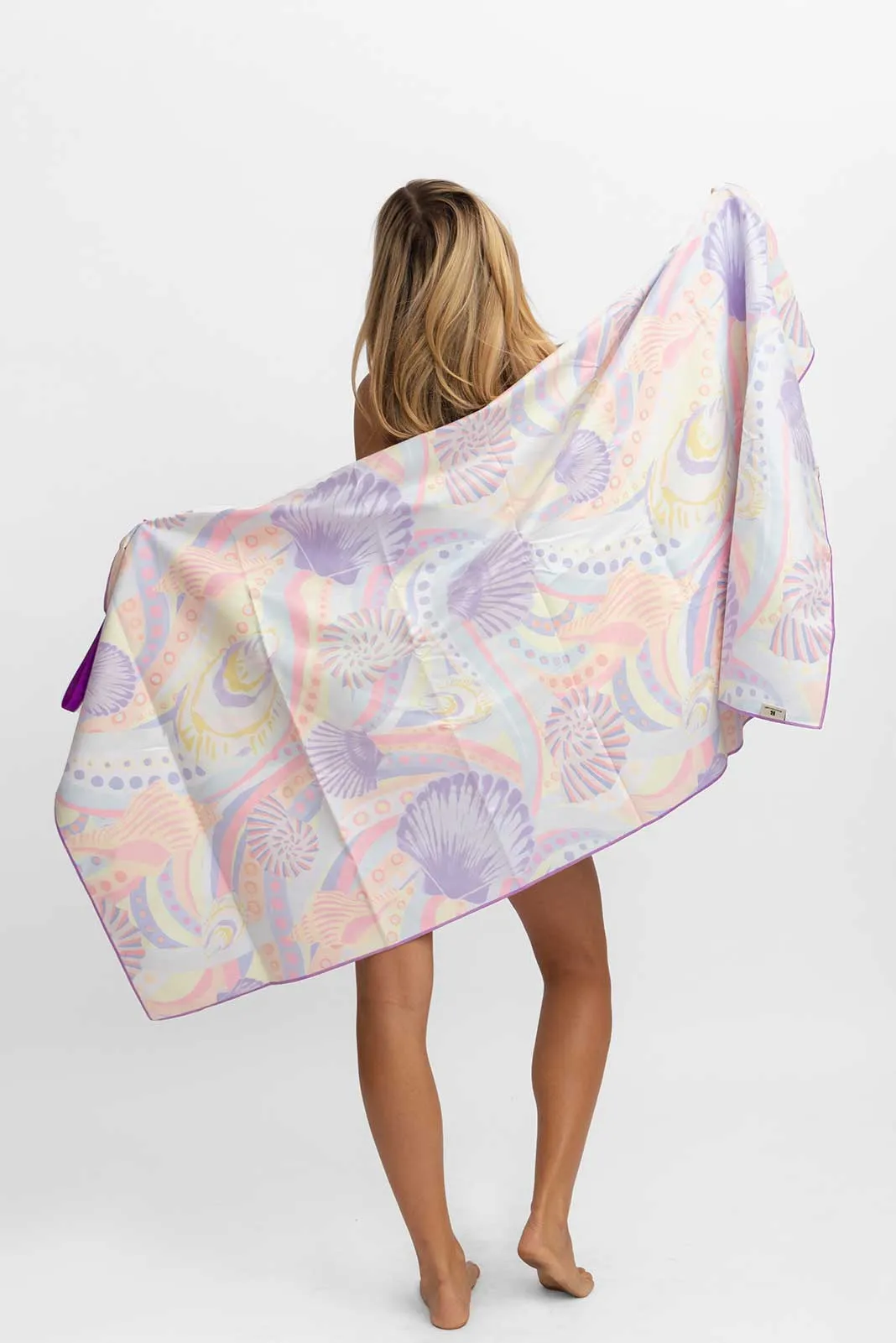 Reversible Packable Beach Towel / Perla FINAL SALE sold by Blackbough