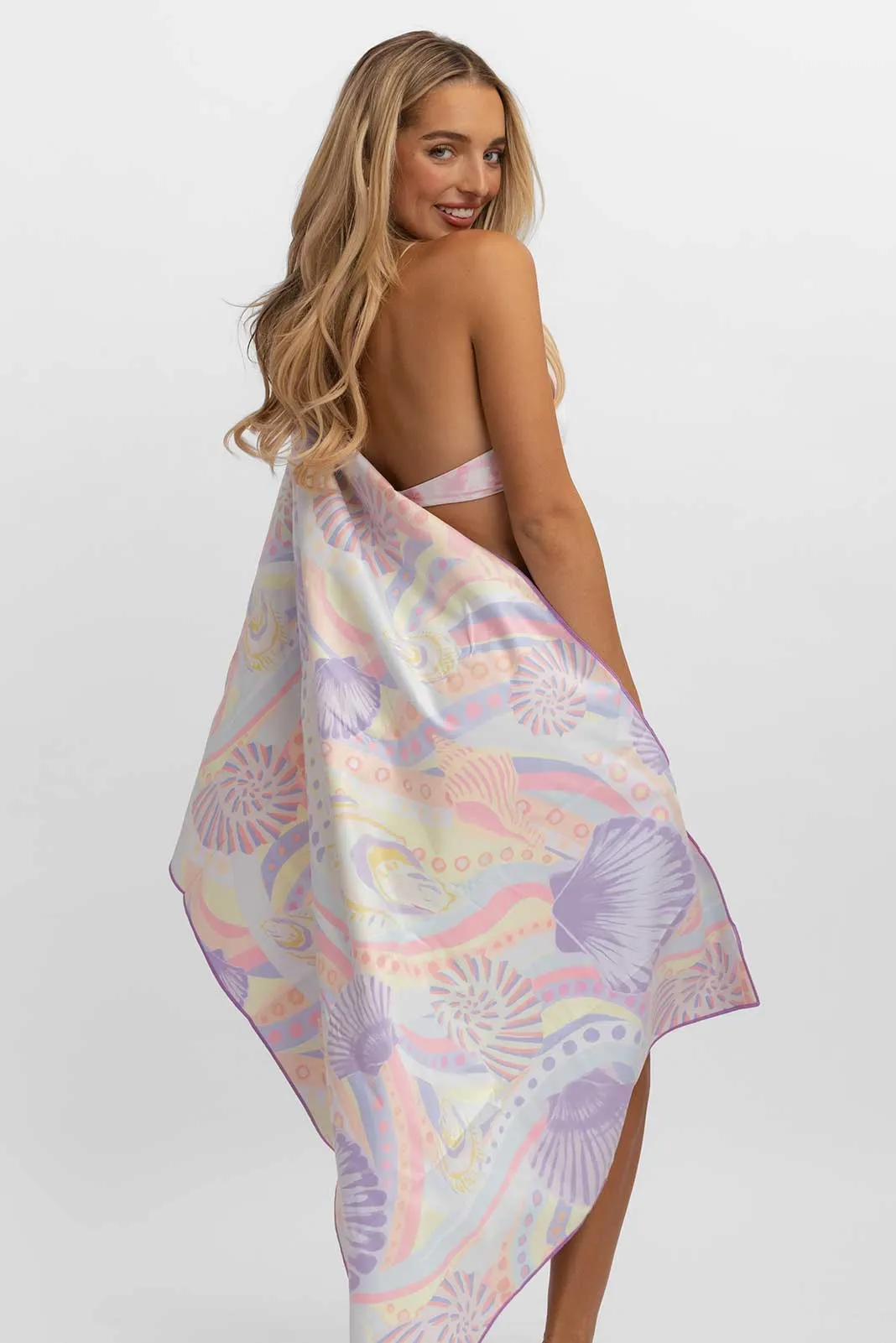 Reversible Packable Beach Towel / Perla FINAL SALE sold by Blackbough product image thumbnail 2