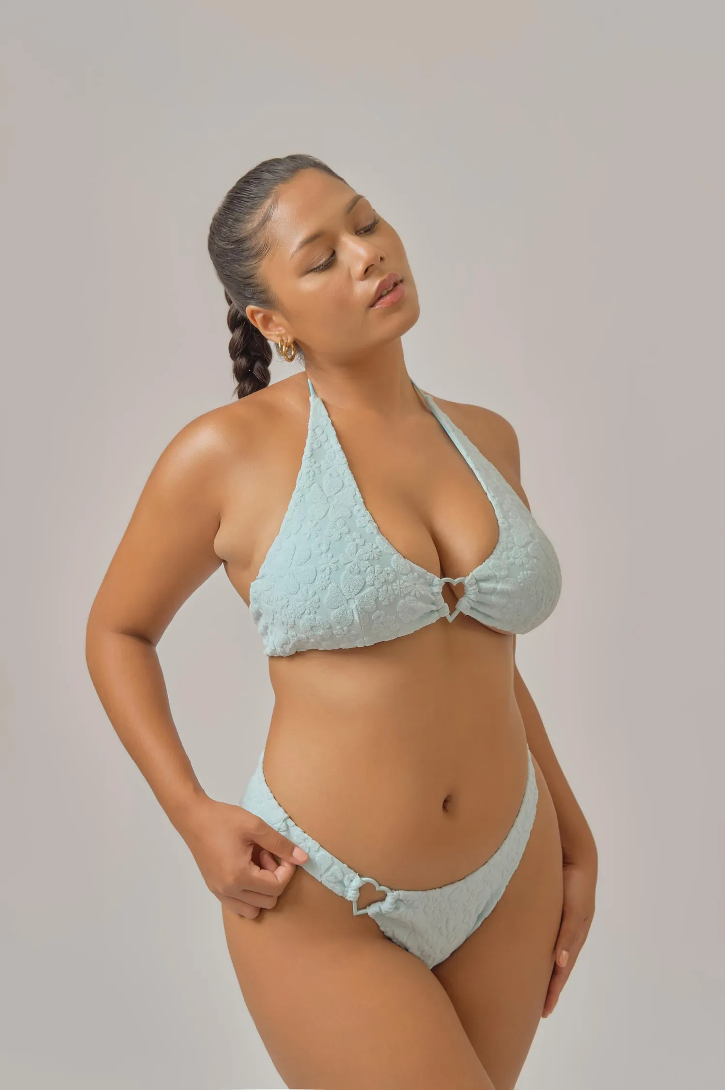 Thea Scoop Neck Top / Sugar Jacquard FINAL SALE sold by Blackbough product image thumbnail 5