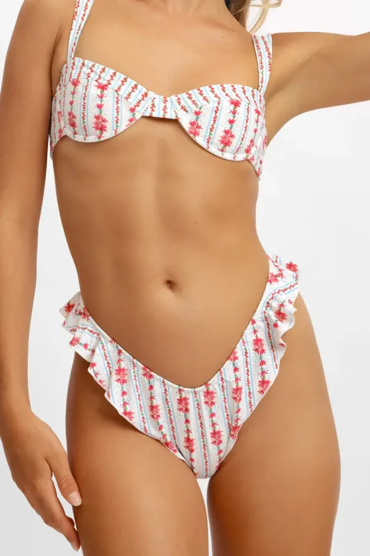 Elsie Ruffled Cheeky Bottoms / Lily Love sold by Blackbough