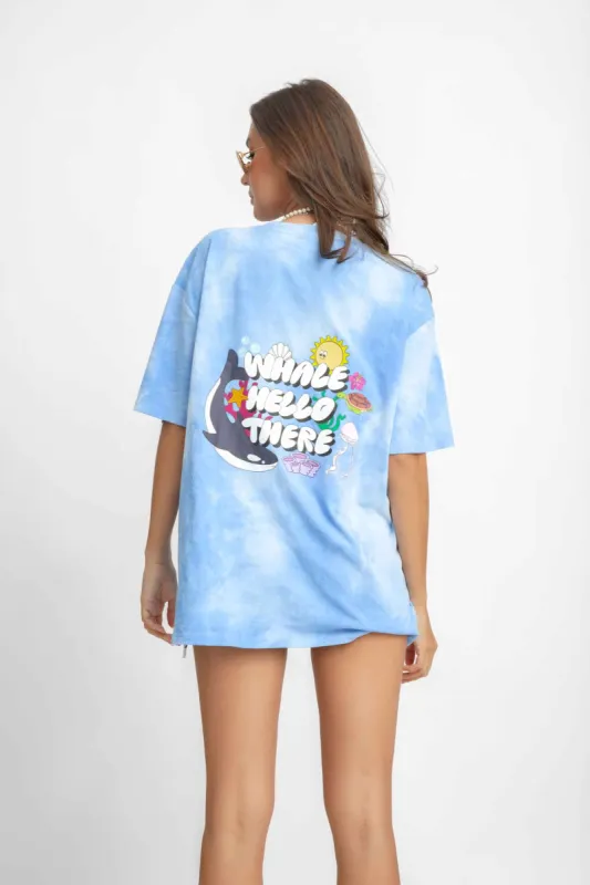 Oversized Graphic Tee / Orca sold by Blackbough