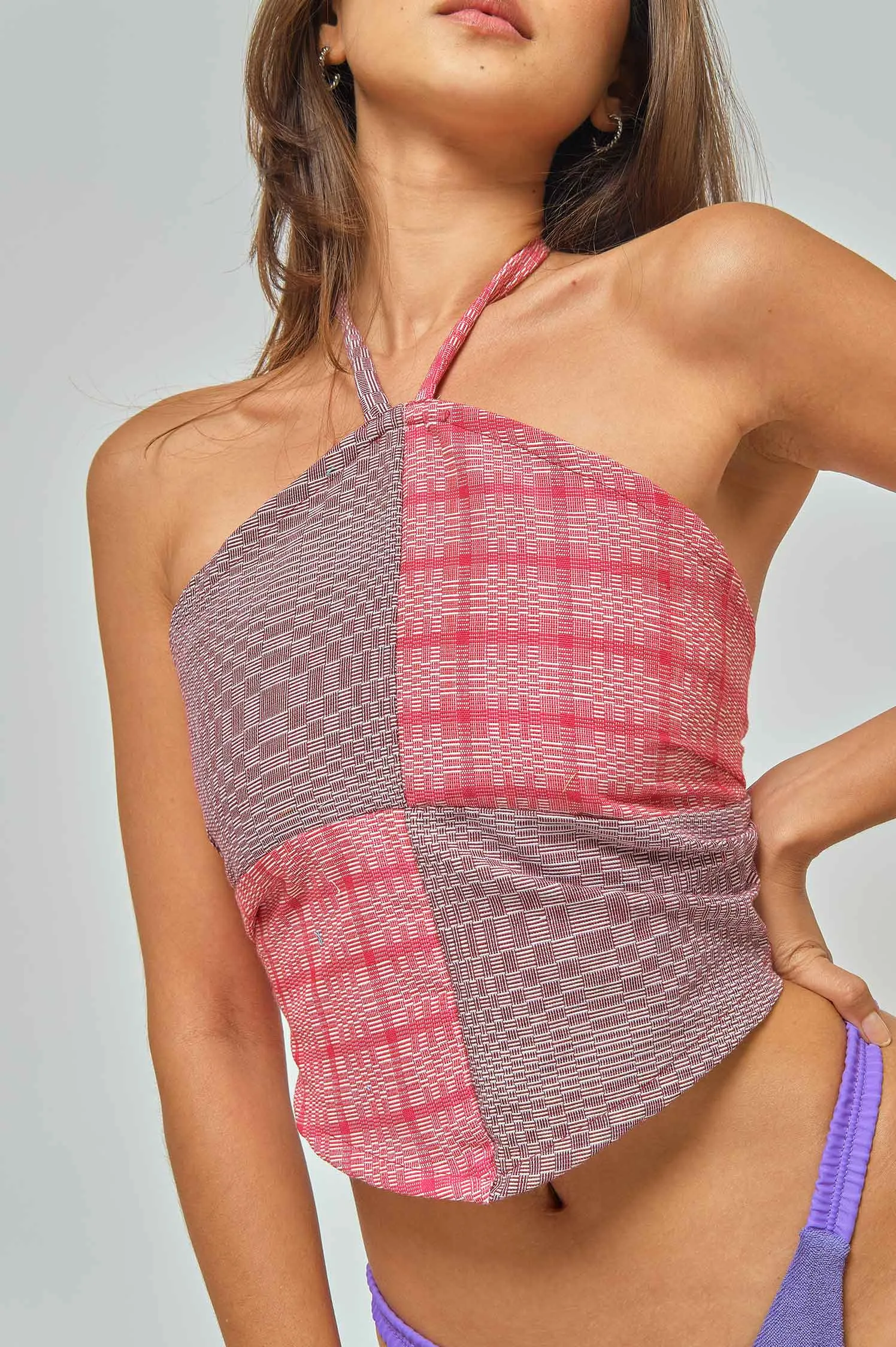 Ofelia Halter Top / Orchid sold by Blackbough