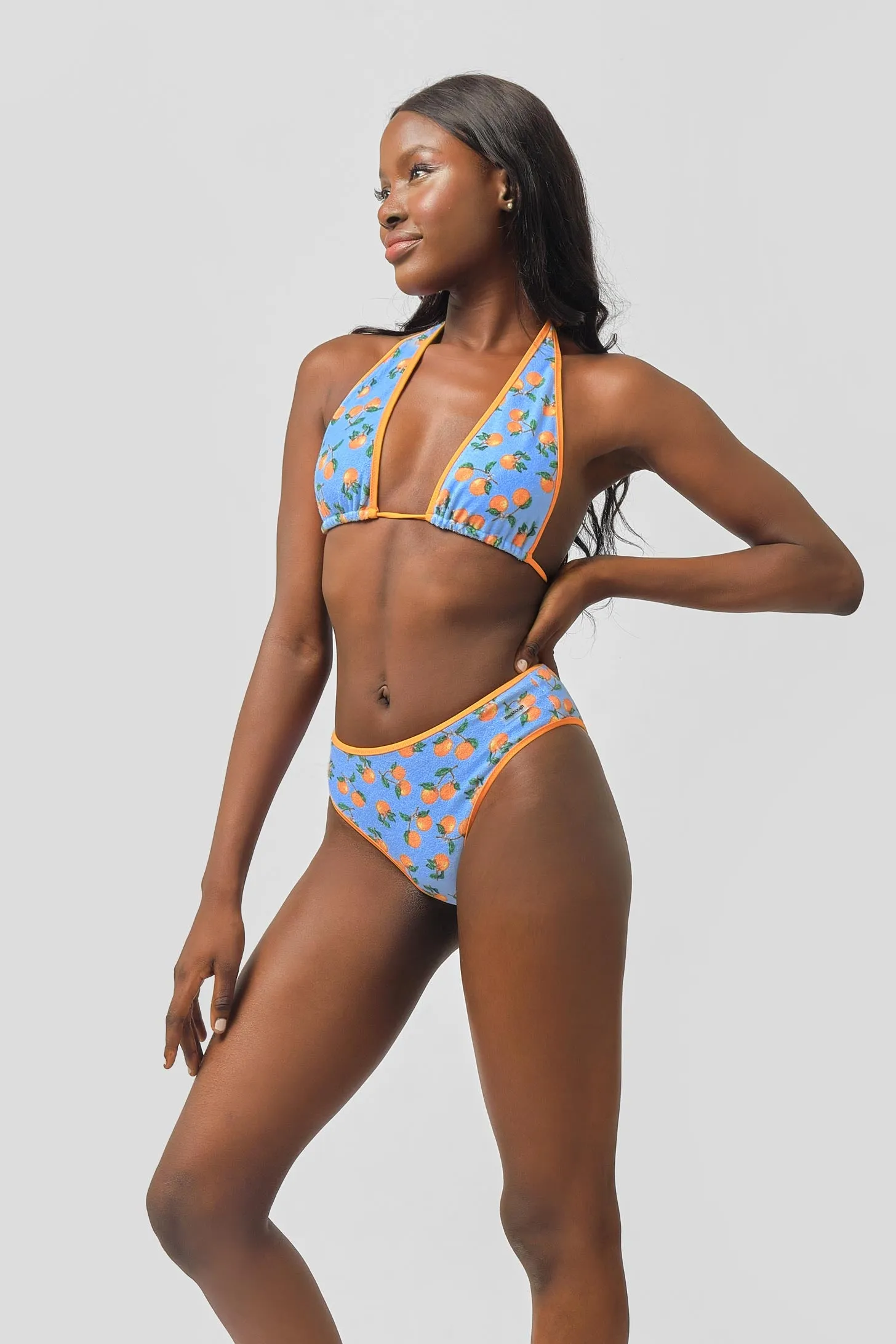 Ava Halterneck Top / Citrus Sky Terry FINAL SALE sold by Blackbough product image thumbnail 3