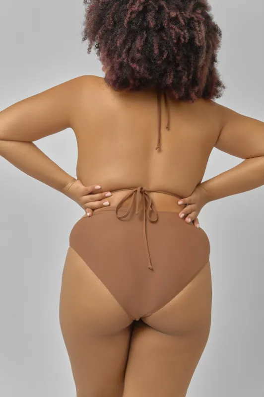 High Waist Bottoms / Cocoa sold by Blackbough