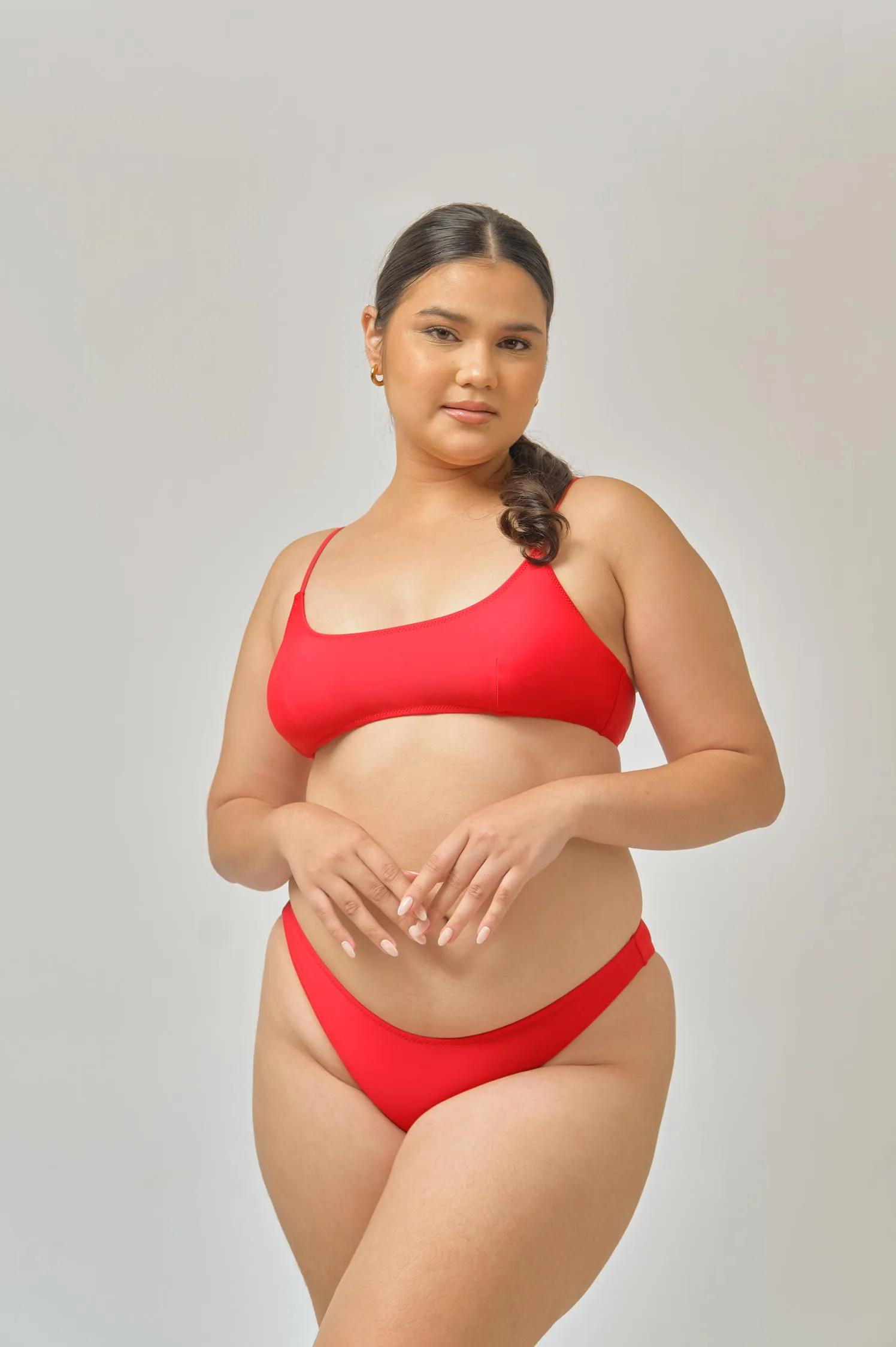 Scoop Neck Top / Shanghai Red sold by Blackbough product image thumbnail 4