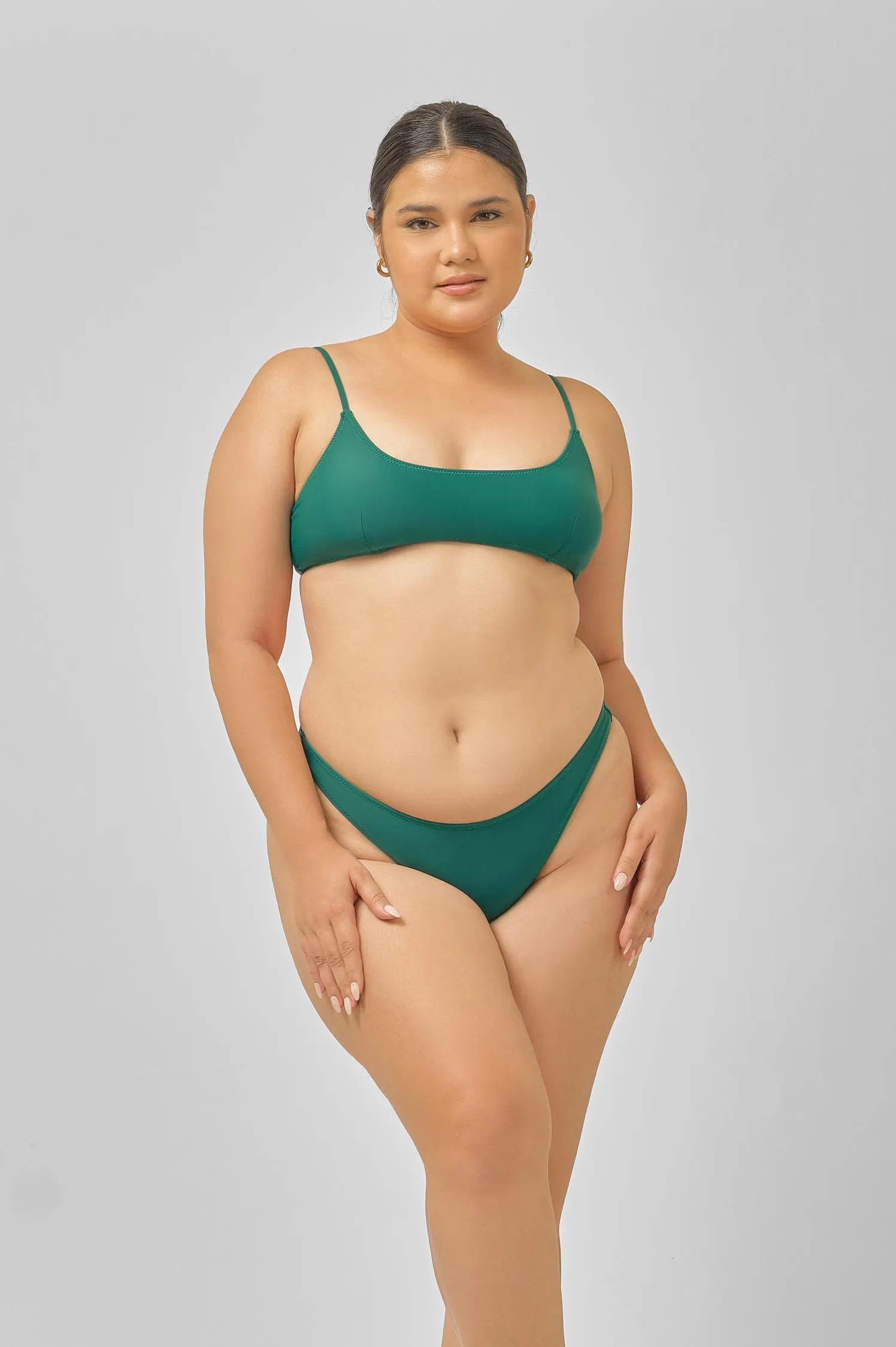 Scoop Neck Top / Amsterdam Green sold by Blackbough product image thumbnail 4