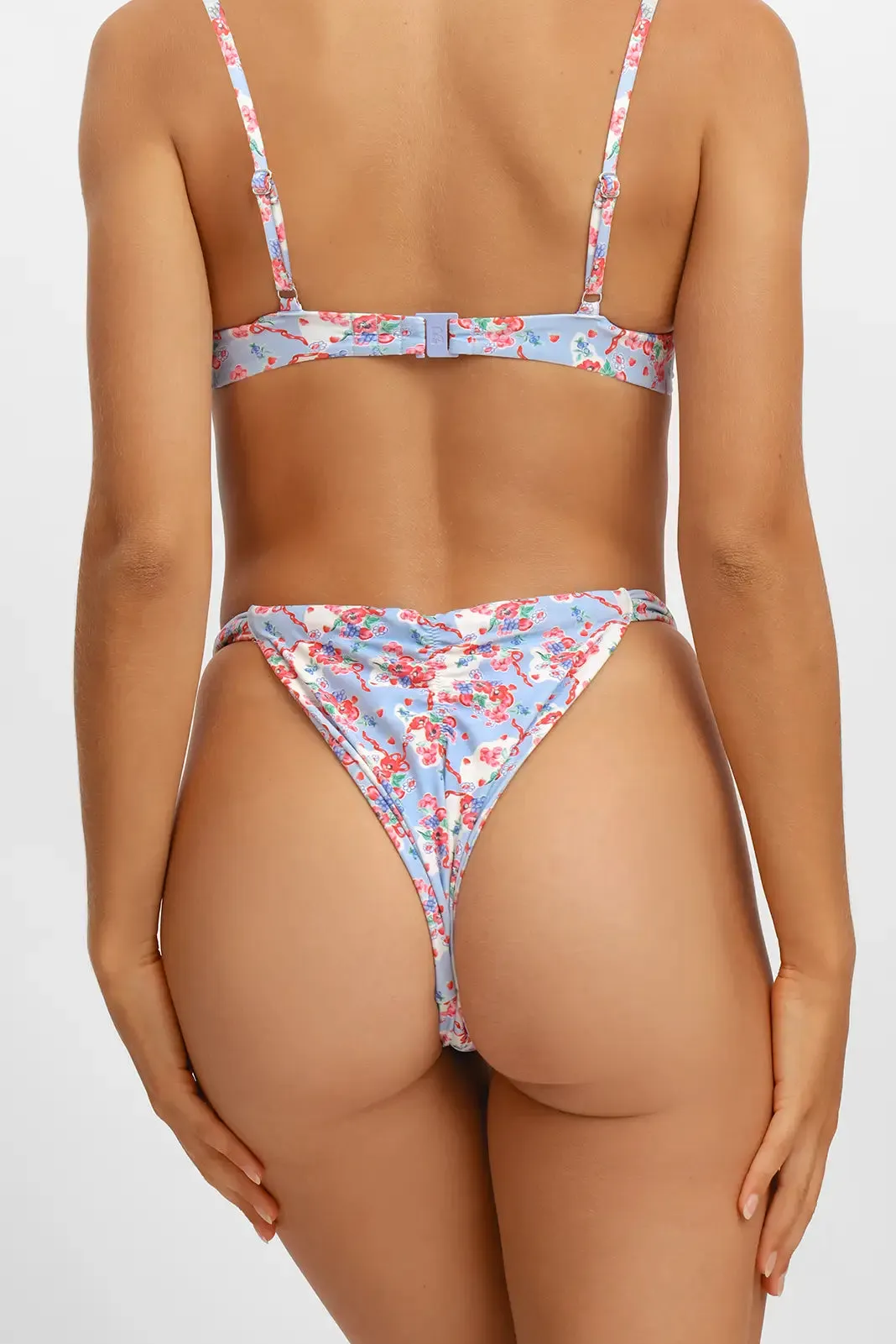 Giana Ruched Cheeky Bottoms / Summer Berries FINAL SALE sold by Blackbough product image thumbnail 2