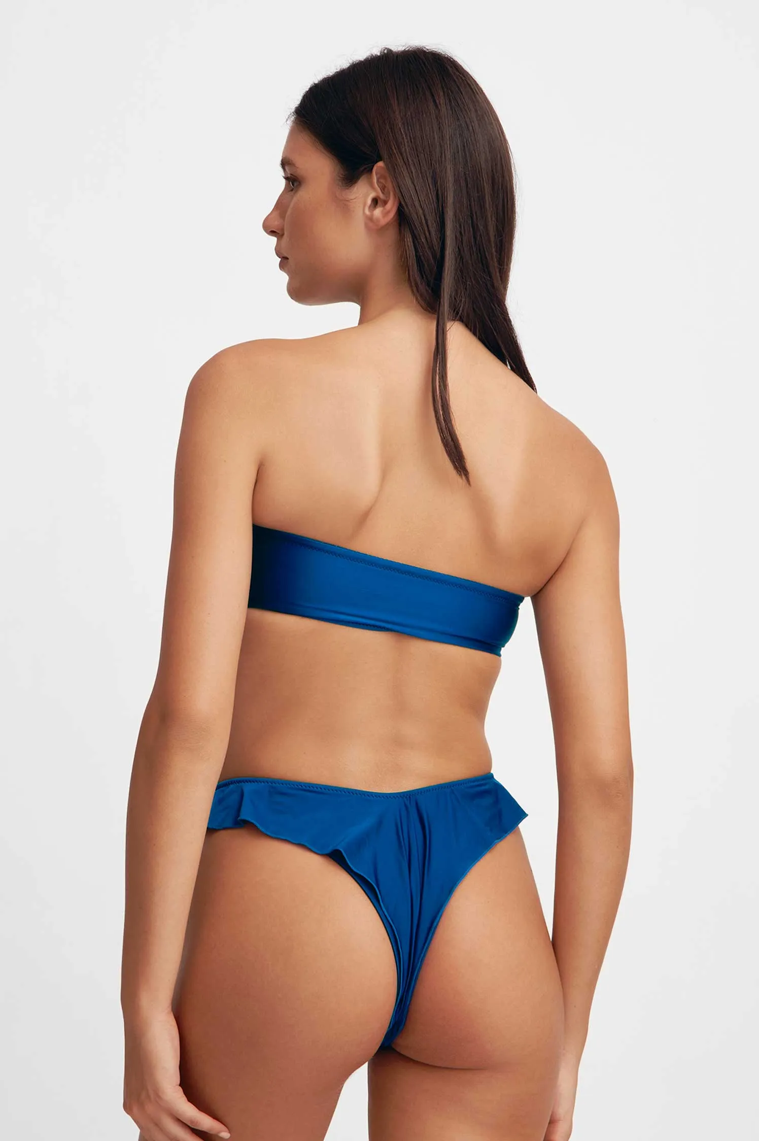 Nadia Scrunched Bandeau Top / Jazzy Blues Gloss sold by Blackbough product image thumbnail 4