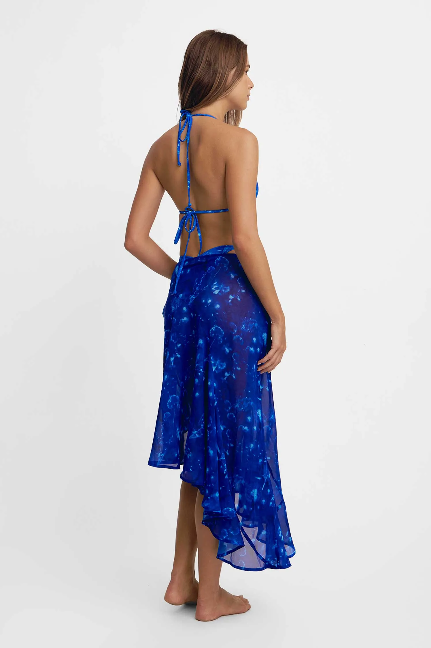 Phoebe Asymmetrical Skirt / Cyanotype sold by Blackbough product image thumbnail 5