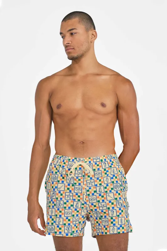 Men's Swim Shorts / Conch Crush made by Blackbough