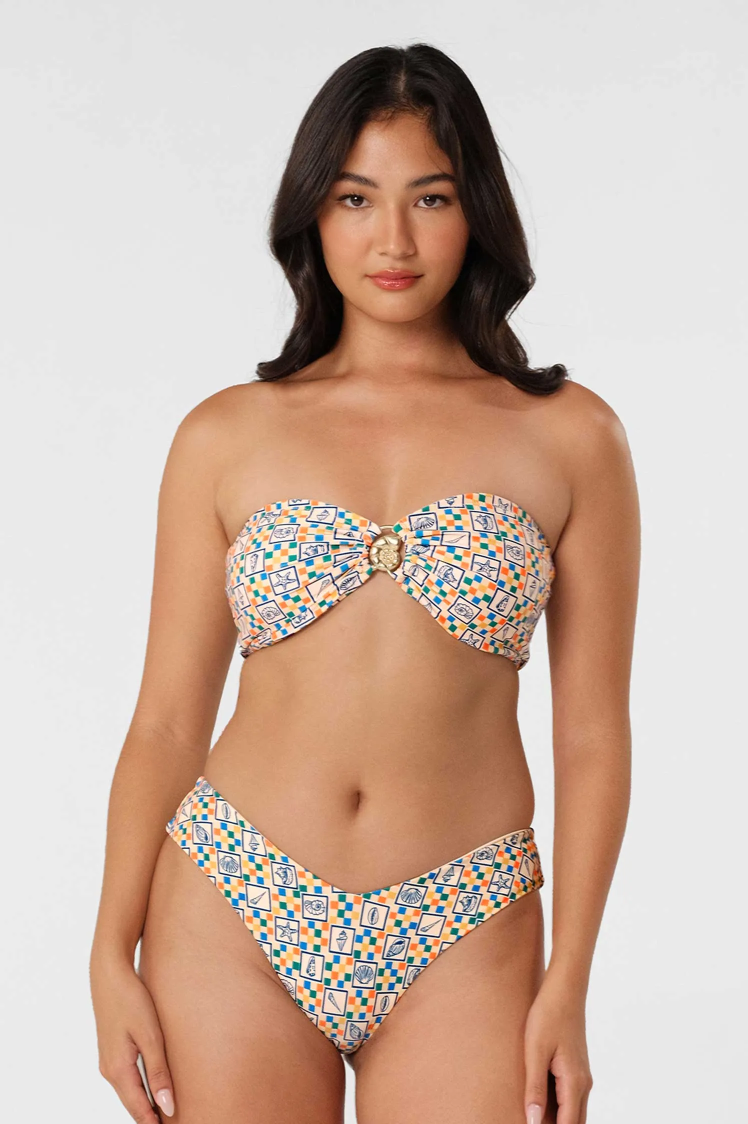 Maie Ruched Medium Bottoms / Conch Crush sold by Blackbough product image thumbnail 5