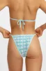 Quinn String Tease Bottoms / Acqua FINAL SALE sold by Blackbough