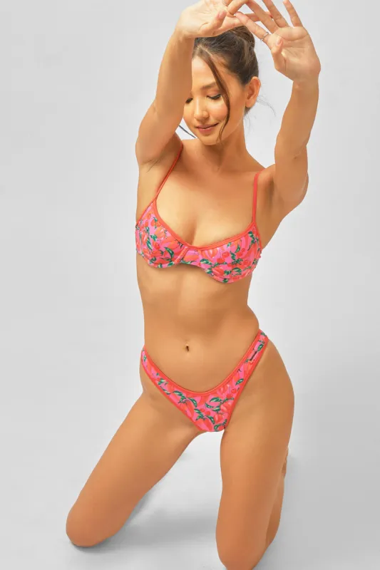 Fiona High Rise Cheeky Bottoms / Spicy Peppers FINAL SALE sold by Blackbough