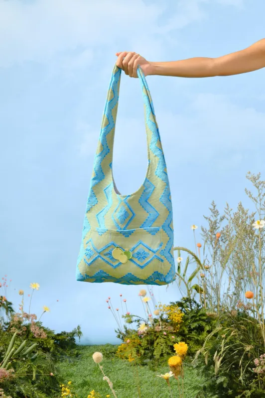 Teresita Beach Bag / Key Lime sold by Blackbough